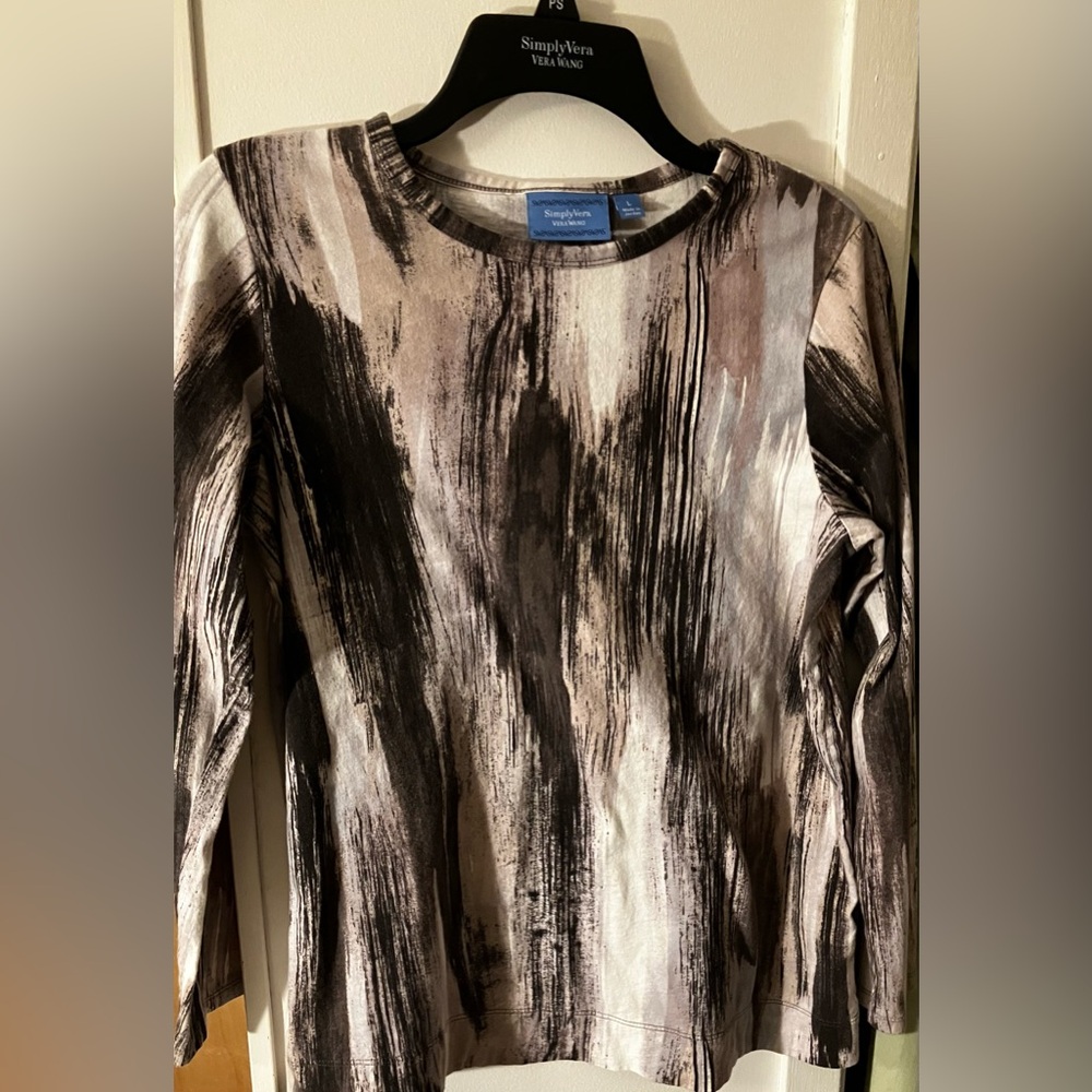Simply Vera Vera Wang Brushstroke  Top